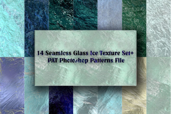 14 Seamless Glass Textures PAT for Creative Designers