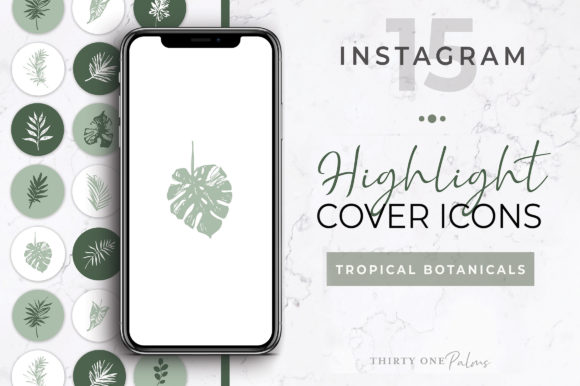 Botanical Instagram Highlight Icons