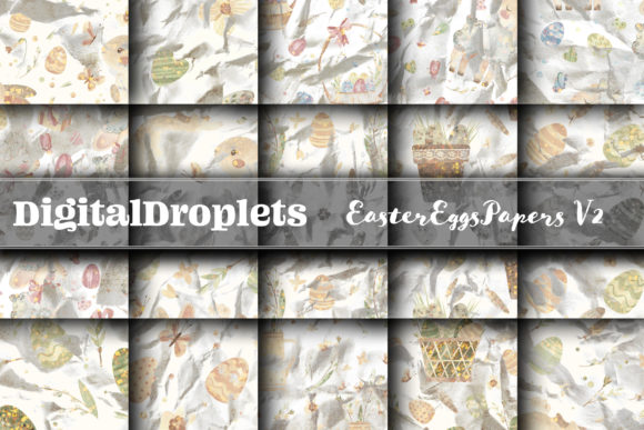 Easter Eggs Papers Vol. 2 Collection: A Creative Resource for Every Project