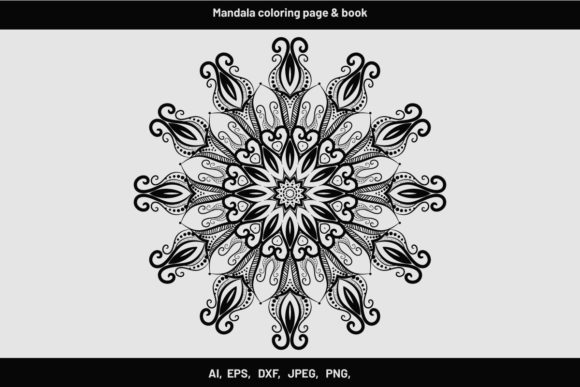 Mandala Design Coloring Page Books for Creative Expression and Practical Use