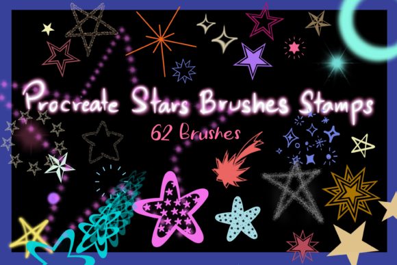 Procreate Stars Brushes Stamps