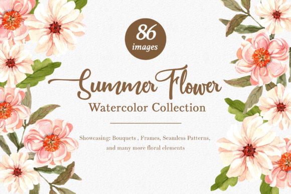 Summer Flower Wedding Watercolor: A Vibrant Addition to Creative and Business Workflows