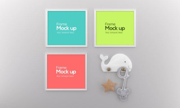 Three Kids Photo Frame Mockup Design: A Creative Tool for Business and Personal Use