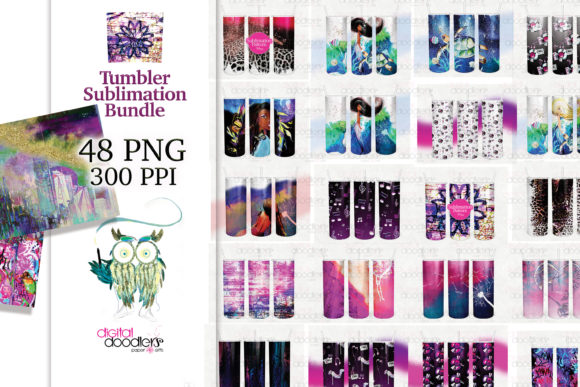 Tumbler Digital Paper Bundle